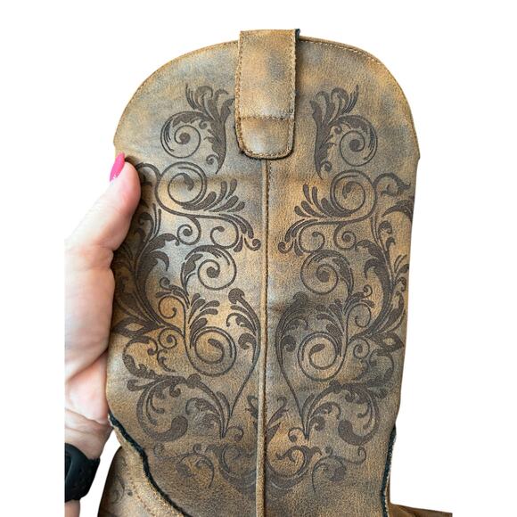 Roper Floral Embroidery Women's Boots - Size 6 - Picture 8 of 12